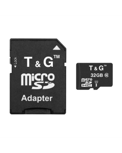 Карта пам'яті MicroSD T&G 32Gb  UHS-I Class 10 + адаптер (TG-32GbSD10U1-01)