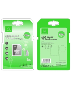 Карта пам'яті MicroSD Usams US-ZB118 32 Gb Class 10 + адаптер