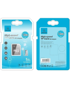 Карта пам'яті MicroSD Usams US-ZB117 16 Gb Class 10 + адаптер