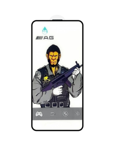 Защитное стекло для iPhone 13/13 Pro/14/16e 5D антистатическое матовое Черное (Black)