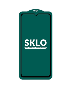 Защитное стекло для Xiaomi Redmi 10C/12C/A3/A3x/Poco C40/C61 SKLO 5D Черное (Black)