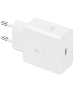 Зарядний пристрій Samsung 45W Compact Power Adapter with Cable EP-T4511XWEGEU Білий (White)