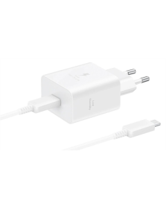 Зарядний пристрій Samsung 45W Compact Power Adapter with Cable EP-T4511XWEGEU Білий (White)