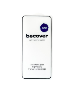 Захисне скло для Xiaomi Redmi Note 12 Pro+ BeCover 10D Чорне (Black)
