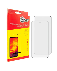 Защитное стекло для Xiaomi Redmi Note 14 Pro 4G/5G Dengos Full Glue 2 шт Черное (Black)