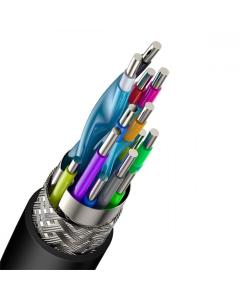 Кабель HDMI Baseus Cafule 4KHDMI Male To 4KHDMI Male 1м Чорний (Black)