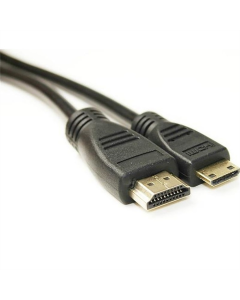 Кабель HDMI PowerPlant (KD00AS1273) HDMI-miniHDMI v1.4, 2м Чорний (Black)