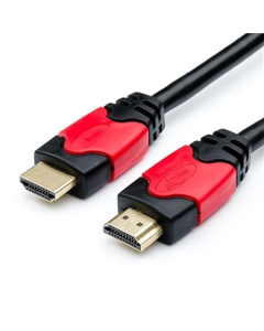 Кабель HDMI Atcom HDMI - HDMI V 2.0 (M/M), 4K, 1м Червоний Чорний (Black Red)
