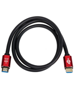 Кабель HDMI Atcom HDMI - HDMI V 2.0 (M/M), 4K 2м Червоний Чорний (Black Red)