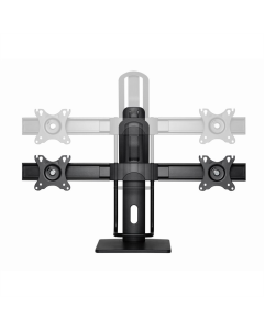 Кронштейн Gembird MS-D2-01 (VESA100х100) (для 2-х моніторів) Чорний (Black)