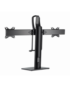 Кронштейн Gembird MS-D2-01 (VESA100х100) (для 2-х моніторів) Чорний (Black)