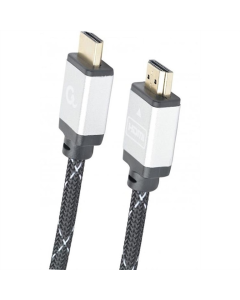 Кабель HDMI Cablexpert HDMI - HDMI V 2.0 (M/M) (CCB-HDMIL-2M) 2м Чорний Сірий (Black Grey)