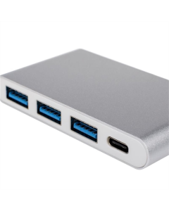 Type-C хаб Atcom USB Type-C 4-в-1 (12808) Білий (White)