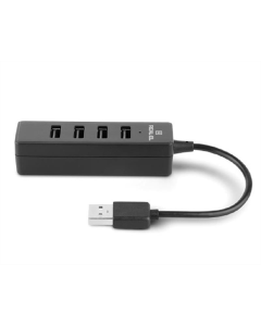 Type-C хаб REAL-EL HQ-154 4 порта Черный (Black)