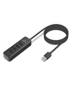 Type-C хаб REAL-EL HQ-175 4 порта Черный (Black)