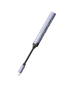 Тип-С хаб ColorWay USB Type-C 4-в-1 (CW-HUB04) Серый (Grey)