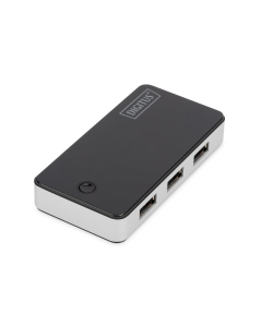 USB хаб DIGITUS USB-A 4xUSB-A1 Черный (Black)