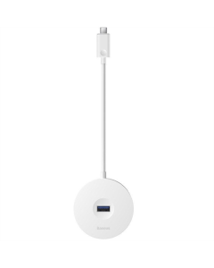 Type-C хаб Baseus Round Box Type-C to USB 3.0 + 3USB 2.0 (CAHUB-G) Черный (Black)