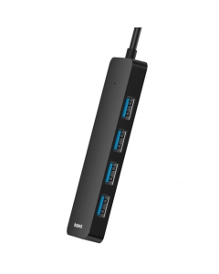 USB-хаб серии Baseus UltraJoy 4-Port (USB-A на 4xUSB3.0 + Type-C) (B0005280B811-04) Черный (Black)