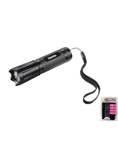 Ліхтарик ручний Hama C-118, AAAx3, 100лм, 1Вт, LED, IP54 Чорний (Black)