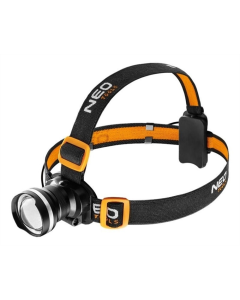 Фонарик налобный Neo Tools, AAAх3, 400лм, 5Вт Черный (Black)