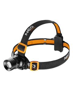 Фонарик налобный Neo Tools, AAAх3, 250лм, 3Вт Черный (Black)