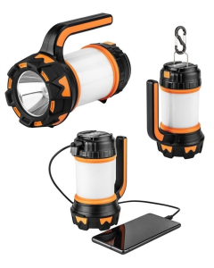 Ліхтарик кемпінг Neo Tools, 3в1, 1200мА год, 800лм, 10Вт Чорний (Black)