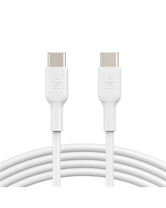 USB кабель Belkin USB Type-C - USB Type-C 1м PVC 60W Білий (White)