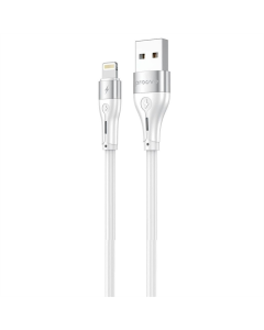 USB-кабель Proove Soft Silicone USB к Lightning 2.4A (2м) Белый (White)