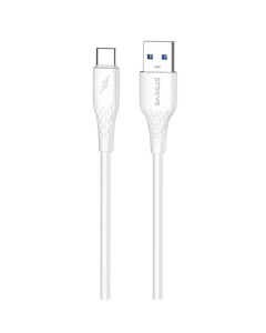 USB-кабель Proove GridLine USB к Type-C 3A (1м) Белый (White)