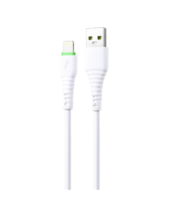 USB кабель Grunhelm Lightning GMC-01LW 1м Білий (White)