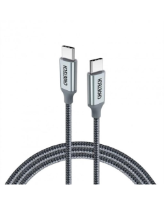 USB кабель Choetech USB Type-C - USB Type-C 1.8м (XCC-1002) Сірий (Grey)