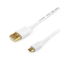 USB-кабель Atcom USB - micro USB V 2.0 1.8м Белый (White)