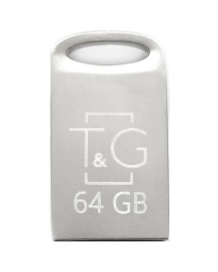USB флеш 64 Гб T&G 105 Metal Series (TG105-64G) Серебристый (Silver)