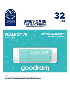 USB Флеш 32Gb Goodram UME3 Care USB 3.2 Зелена (Green)