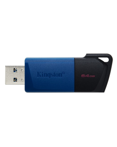 USB Флеш 64Gb Kingston DataTraveler Exodia M USB3.2 (DTXM/64GB) Чорна (Black Blue)