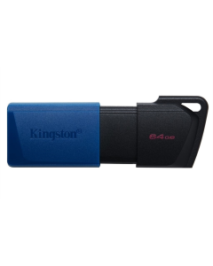 USB Флеш 64Gb Kingston DataTraveler Exodia M USB3.2 (DTXM/64GB) Чорна (Black Blue)