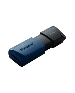 USB Флеш 64Gb Kingston DataTraveler Exodia M USB3.2 (DTXM/64GB) Чорна (Black Blue)