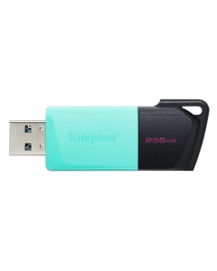USB Флеш 256Gb Kingston DataTraveler Exodia M USB3.2 Чорна (Black/Teal)