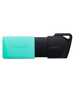 USB флеш-накопитель 256 Гб Kingston DataTraveler Exodia M USB3.2 Черный (Черный/Бирюзовый)