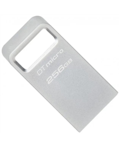 USB Флеш 256Gb Kingston DataTraveler Micro USB3.2 Срібна (Silver)