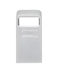 USB Флеш 256Gb Kingston DataTraveler Micro USB3.2 Срібна (Silver)