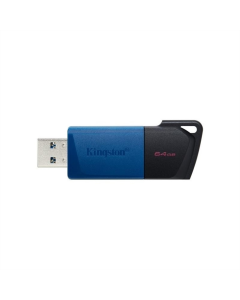 USB Флеш 64Gb Kingston DataTraveler Exodia M USB3.2 (DTXM/64GB-2P) (2шт) Чорна (Black Blue)