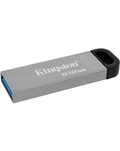 USB Флеш 512Gb Kingston DataTraveler Kyson USB3.2 Срібна (Silver Black)