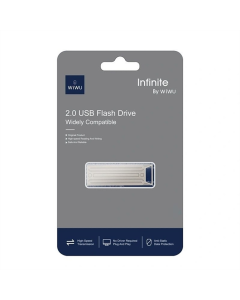USB Флеш 128Gb WIWU Wi-FD002 Infinite USB 2.0 Срібна (Silver)