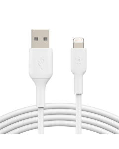 USB кабель Belkin USB - Lightning 2м 12W PVC Білий (White)