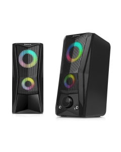 Колонки мультимедийные REAL-EL S-107 Черные (Black)