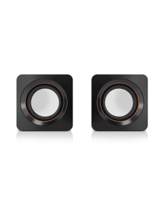 Колонки мультимедийные REAL-EL S-13 Черные (Black)