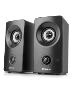 Колонки мультимедийные REAL-EL S-405 Черные (Black)