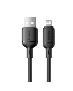 USB-кабель Baseus Silky Series OS Fast Charging USB to Lightning 2.4A (2м) Черный (Black)
